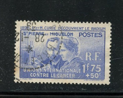 SAINT PIERRE ET MIQUELON 166 CURIE OBL USED - Usados