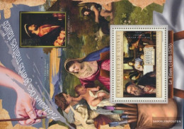 Guinea Miniature Sheet 2153 (complete. Issue) Unmounted Mint / Never Hinged 2012 Paintings Italian Master - Guinée (1958-...)
