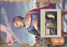 Guinea Miniature Sheet 2152 (complete. Issue) Unmounted Mint / Never Hinged 2012 Paintings Italian Master - Guinée (1958-...)