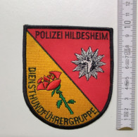 ECUSSON POLICE GENDARMERIE PATCH BADGE CANINE K9 - POLIZEI HILDESHEIM DIENSTHUNDFÜHRERGRUPPE - Politie & Rijkswacht