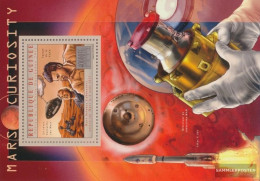 Guinea Miniature Sheet 2150 (complete. Issue) Unmounted Mint / Never Hinged 2012 Mars Probe - Guinée (1958-...)