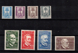 BELGIQUE      1954 N° 930/937 ** Sans Charnière - Unused Stamps