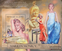 Guinea Miniature Sheet 2136 (complete. Issue) Unmounted Mint / Never Hinged 2012 Marilyn Monroe - Guinée (1958-...)