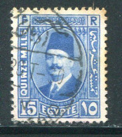 EGYPTE- Y&T N°124- Oblitéré - Used Stamps