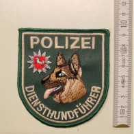 ECUSSON POLICE GENDARMERIE PATCH BADGE CANINE K9 - POLIZEI DIENSTHUNDFÜHRER - Polizei