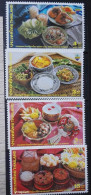 Thailand 2002, Dishes Of Thai Regions, MNH Stamps Set - Thaïlande