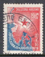 Yugoslavia 1947 Single Stamp For Annexation Of Julian Porvince In Fine Used - Gebraucht