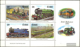 Ireland Block5 (complete Issue) Unmounted Mint / Never Hinged 1984 150 Years Railway - Nuovi