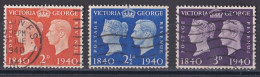 Grande Bretagne - 1936 - 1954 -  George  VI  -  Y&T N °  230   231   232   Oblitérés - Usados