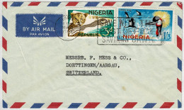 Nigeria 1967, Luftpostbrief Air Mail Lagos - Döttingen (Schweiz) - Nigeria (1961-...)