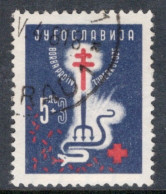 Yugoslavia 1948 Single Stamp For The Fight Against Tuberculosis In Fine Used - Usados