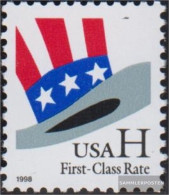 U.S. 3059A (complete Issue) Unmounted Mint / Never Hinged 1998 Hat Of Uncle Sam - Unused Stamps