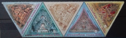 Thailand 2005, Gable, MNH Unusual Stamps Strip - Thaïlande