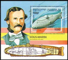 Cambodge Sous Marins Submarines U-boats Narcissio Monturiol MNH ** Neuf SC ( A53 489b) - Submarinos