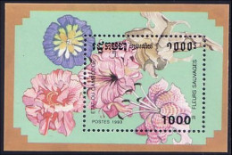 Cambodge Fleurs Sauvages Wild Flowers Blumen MNH ** Neuf SC ( A53 483a) - Kambodscha