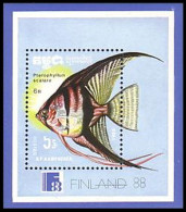 Cambodge Poissons D'aquarium Angel Fish Fishes Fisches MNH ** Neuf SC ( A53 462a) - Kambodscha