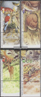 Israel 1612-1615 With Tab (complete Issue) Unmounted Mint / Never Hinged 2001 Threatened Species - Unused Stamps (with Tabs)