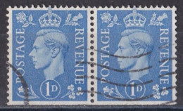 Grande Bretagne - 1936 - 1954 -  George  VI  -  Y&T N °  252  Paire   Oblitérée - Used Stamps