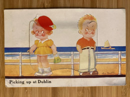 Dublin - Cpa à Système Complète - Picking Up At Dublin - Irlande Ireland - Dublin