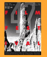 Cartolina Ufficiale TRENTO 47°FILM FESTIVAL MONTAGNA Con Annullo Speciale Trento 25/4/1999 - Escalada