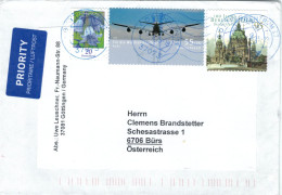 Flugzeug A380 - Berlin Dom - Hasenglöckchen - 37073 Göttingen 2023 - BZ 37 - Cartas & Documentos