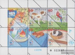Israel 1474-1479 Sheetlet With Tab (complete Issue) Unmounted Mint / Never Hinged 1998 Stamp Exhibition - Ungebraucht (mit Tabs)