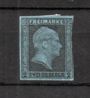 Preussen 1850 Freimarke 3 Wilhelm Ungebraucht (teils Gummi) - Mint