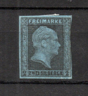 Preussen 1850 Freimarke 3 Wilhelm Ungebraucht (teils Gummi) - Postfris