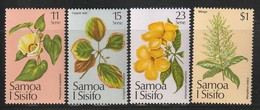 SAMOA - N°502/5 ** (1981) Fleurs - Samoa