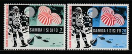 SAMOA - N°249/50 **  (1969) L'homme Sur La Lune - Samoa