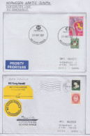 Norway Hurtigruten MS Kong Harald 2 Covers  (HI160) - Polar Ships & Icebreakers