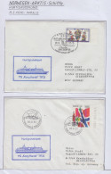 Germany & Norway Hurtigruten MS Kong Harald 2 Covers  (HI161) - Polar Ships & Icebreakers