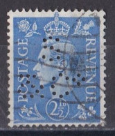 Grande Bretagne - 1936 - 1954 -  George  VI  -  Y&T N °  213  Perforé - Perforés