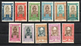 Col40 Colonie Gabon 1930 Taxe N° 12 à 22 Neuf X MH Cote 82,00€ - Strafport