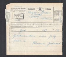 TELEGRAM - TELEGRAMME  ( 2 Scans)  (OD 093) - Andere & Zonder Classificatie