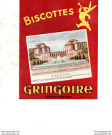 Buvard BISCOTTES GRINGOIRE - Biscotti