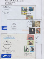 Norway Hurtigruten MS Lofoten  3 Covers  (HI164) - Polar Ships & Icebreakers