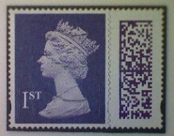 Great Britain, Scott MH501, Used (o), 2022 Machin, Queen Elizabeth II, 1st, Violet - Machins