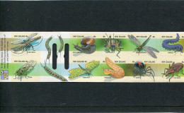 NEW ZEALAND - 1997   INSECTS  SELF ADHESIVE  SET  MINT NH - Neufs