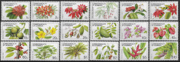1981 Dominica Flowers 18v. MNH SG N. 764/81A - Other & Unclassified