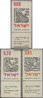 Israel 259-261 With Tab (complete Issue) Unmounted Mint / Never Hinged 1962 Jewish Holidays - Ungebraucht (mit Tabs)