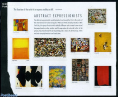 United States Of America 2010 Abstract Expressionists 10v M/s, Mint NH, Art - Modern Art (1850-present) - Paintings - Nuevos