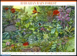 United States Of America 2010 Hawaiian Rain Forest 10v M/s, Mint NH, Nature - Animals (others & Mixed) - Birds - Nuevos