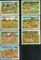 Burkina Faso 1986 Animals 7v, Mint NH, Nature - Animals (others & Mixed) - Other & Unclassified