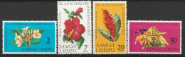 SAMOA - N°241/4 ** (1969) Fleurs - Samoa
