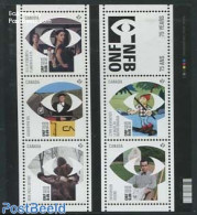 Canada 2014 75 Years ONF NFB 5v M/s, Mint NH, Health - Performance Art - Smoking & Tobacco - Film - Unused Stamps