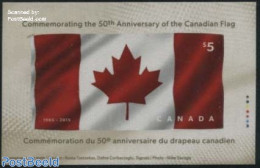 Canada 2015 Flag, Textile Stamp S/s, Mint NH, History - Various - Flags - Other Material Than Paper - Textiles - Unused Stamps