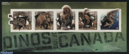 Canada 2015 Dinosaurs S/s S-a, Mint NH, Nature - Prehistoric Animals - Unused Stamps