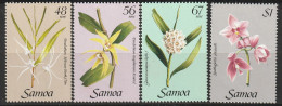 SAMOA - N°572/5 ** (1985) Orchidées - Samoa