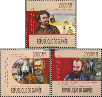 Guinea 9994-9996 (complete. Issue) Unmounted Mint / Never Hinged 2013 Edouard Manet - Guinée (1958-...)